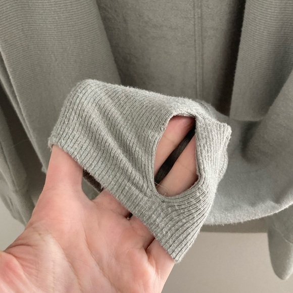 [Athleta] Pranayama Wrap Cardigan Sweater in Sage - Picture 6 of 12